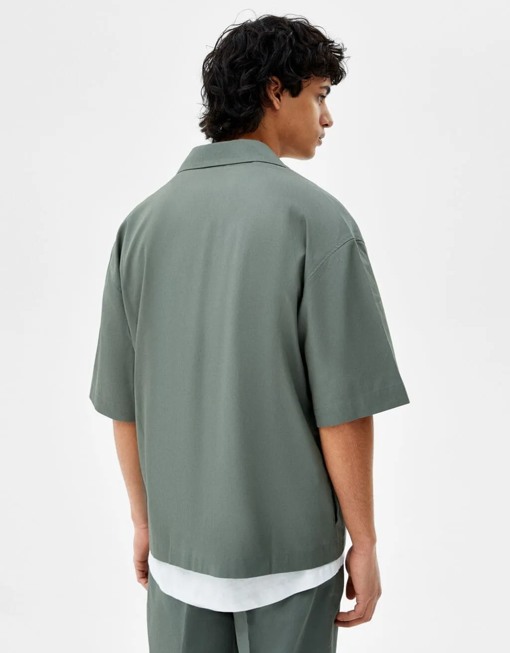 Oversize-Hemd aus Lyocell